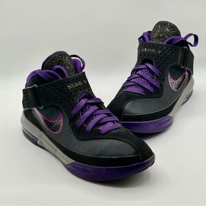 Nike Lebron Air Max Soldier 5 Black/Club Purple Shoes! Size 11